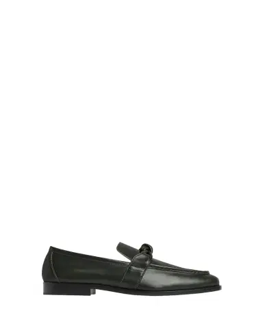 Bottega Veneta Men's Astaire Knot Leather Loafers | Thumbnail 1