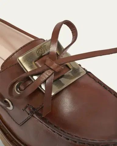 Roger Vivier Viv Ranger Leather Buckle Lug-Sole Boat Loafers | Thumbnail 6 Roger Vivier Viv Ranger Leather Buckle Lug-Sole Boat Loafers | Thumbnail 6
