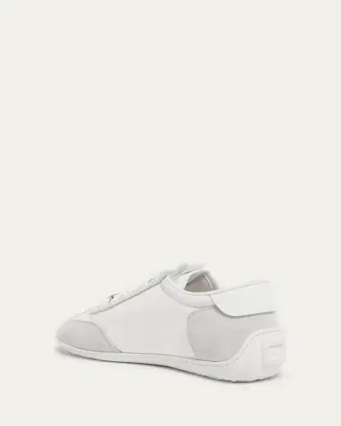 Roger Vivier Viv Low-Top Canvas and Suede Sneakers | Thumbnail 5