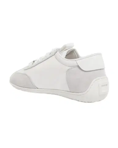 Roger Vivier Viv Low-Top Canvas and Suede Sneakers | Thumbnail 1