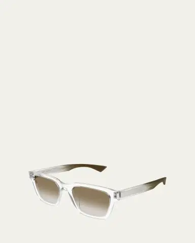 Saint Laurent Men's Sl 790f Recycled Acetate Rectangle Sunglasses | Thumbnail 2 Saint Laurent Men's Sl 790f Recycled Acetate Rectangle Sunglasses | Thumbnail 2
