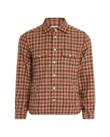Kiton Men's Speckled Cashmere Overshirt | Thumbnail 1
