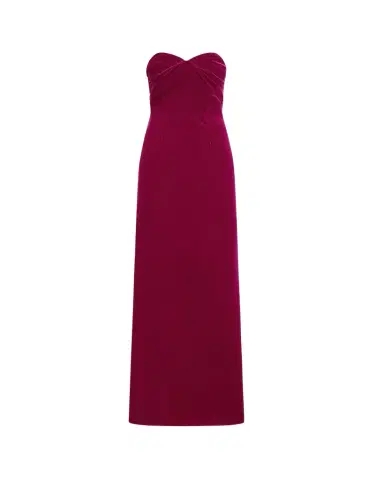 TOM FORD Strapless Velvet Column Gown | Thumbnail 1