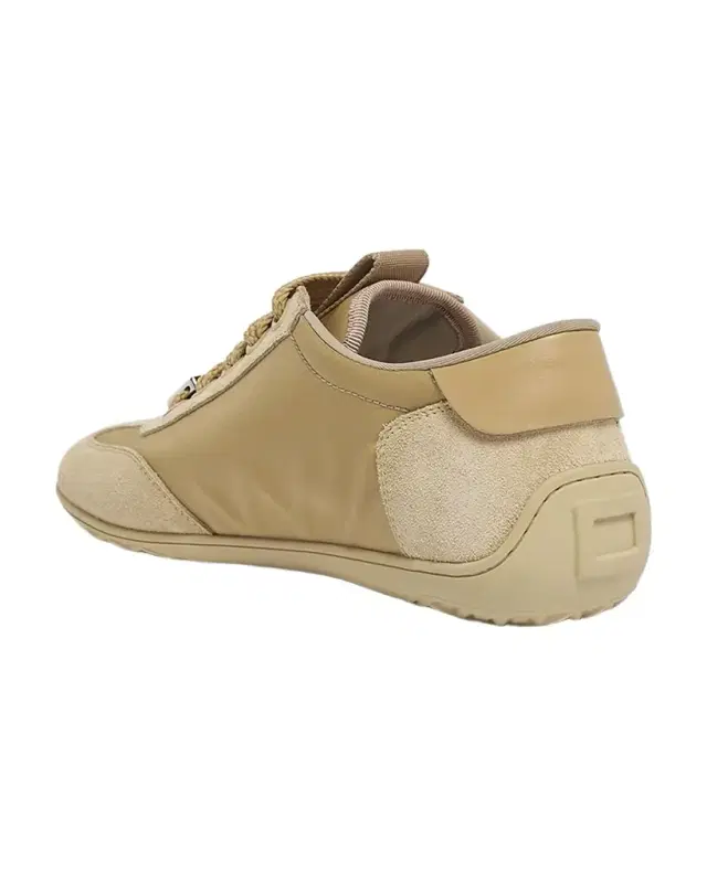 Viv Low-Top Canvas and Suede Sneakers