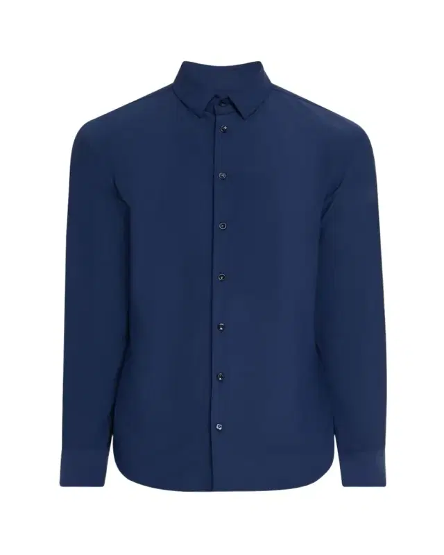 Giorgio Armani Men's Nylon-Stretch Slim Sport Shirt