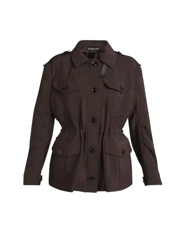 Viscose-Wool Field Jacket