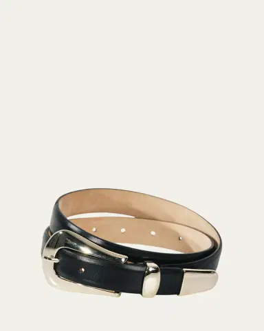 Déhanche Colette Gold-Tone Buckle Leather Belt | Thumbnail 3