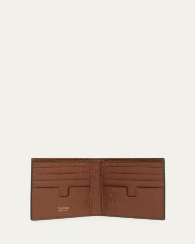TOM FORD Men's Soft Grain Leather T-Line Bifold Wallet | Thumbnail 3
