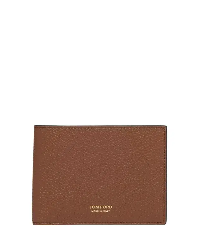 Men's Soft Grain Leather T-Line Bifold Wallet