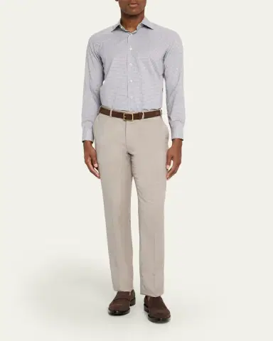 Brioni Men's Lukas Suede Penny Loafers | Thumbnail 3