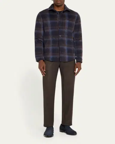 Brioni Men's Lukas Suede Penny Loafers | Thumbnail 7
