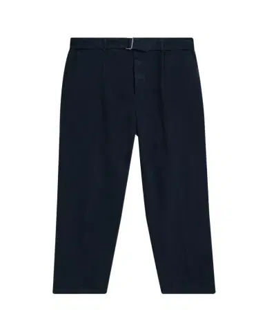 OFFICINE GÉNÉRALE Men's Corduroy Self-Belt Pleated Pants | Thumbnail 1
