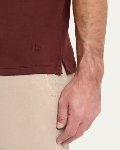 Loro Piana Men's Tremezzo Sea Island Cotton Polo Shirt | Thumbnail 5 Loro Piana Men's Tremezzo Sea Island Cotton Polo Shirt | Thumbnail 5