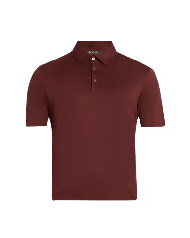 Loro Piana Men's Tremezzo Sea Island Cotton Polo Shirt | Thumbnail 1 Loro Piana Men's Tremezzo Sea Island Cotton Polo Shirt | Thumbnail 1