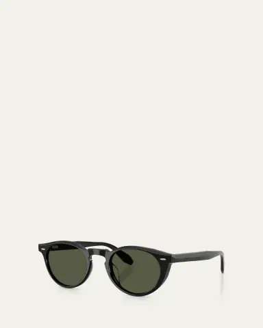 Oliver Peoples OV5587SU Acetate Round Sunglasses | Thumbnail 2