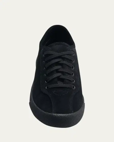 THE ROW Men's Tonal Suede Low-Top Sneakers | Thumbnail 2