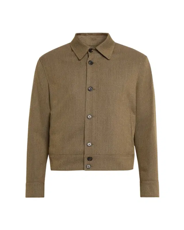 Men's Colin Water-Repellent Virgin Wool Blouson