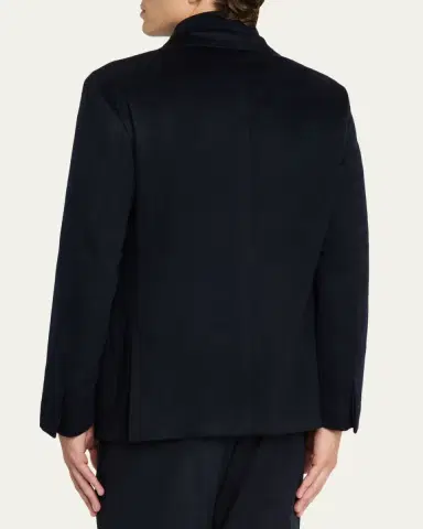 ZEGNA Men's Oasi Cashmere Detachable-Bib Jacket | Thumbnail 3 ZEGNA Men's Oasi Cashmere Detachable-Bib Jacket | Thumbnail 3