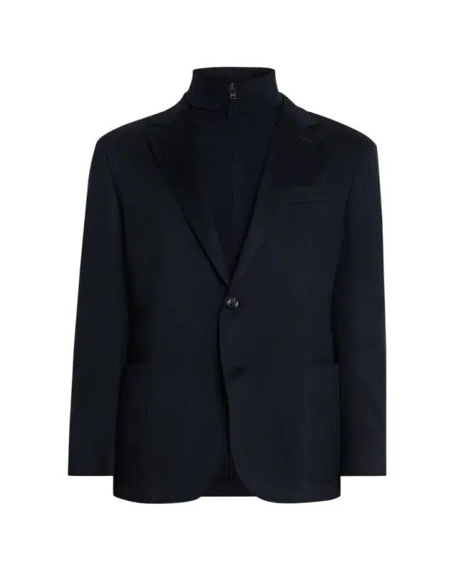 Men's Oasi Cashmere Detachable-Bib Jacket