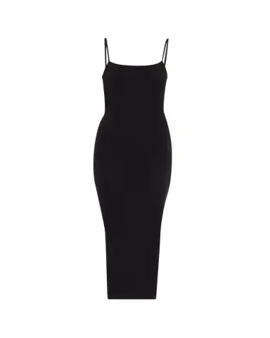 Wolford Fatal Sleeveless Bodycon Knit Velvet Midi Dress | Thumbnail 1