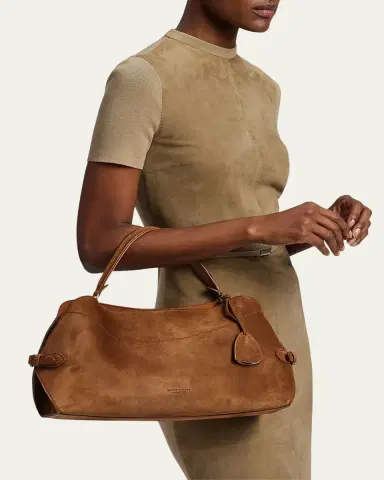 Ralph Lauren Collection The Ralph Calf-Suede Shoulder Bag | Thumbnail 5 Ralph Lauren Collection The Ralph Calf-Suede Shoulder Bag | Thumbnail 5