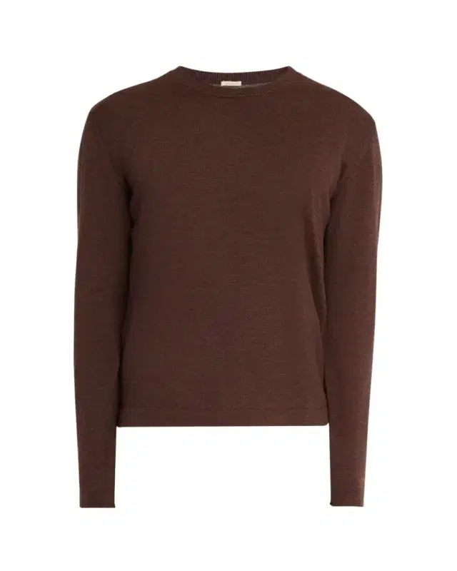 Men's Mouline Wool Crewneck Sweater
