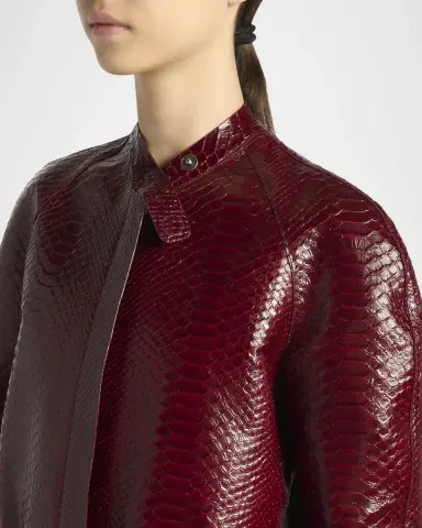 TOM FORD Snake-Embossed Leather Long Coat | Thumbnail 9 TOM FORD Snake-Embossed Leather Long Coat | Thumbnail 9