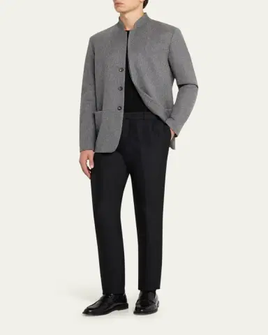 Sease Men's Ellen Wool and Cashmere Unstructured Blazer | Thumbnail 2 Sease Men's Ellen Wool and Cashmere Unstructured Blazer | Thumbnail 2