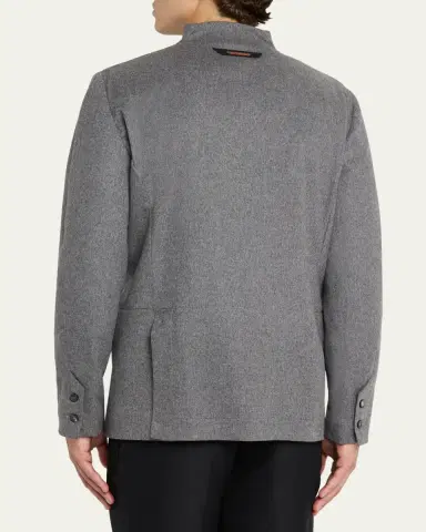 Sease Men's Ellen Wool and Cashmere Unstructured Blazer | Thumbnail 3 Sease Men's Ellen Wool and Cashmere Unstructured Blazer | Thumbnail 3