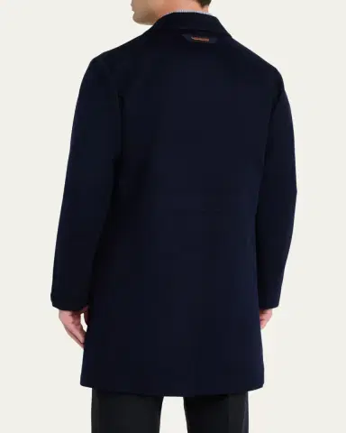Sease Men's Drone Wool and Cashmere Dust Coat | Thumbnail 3 Sease Men's Drone Wool and Cashmere Dust Coat | Thumbnail 3
