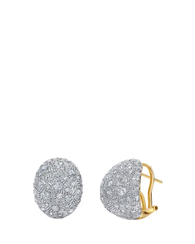 Graziela Gems 18K Yellow Gold Diamond Bahia Statement Earrings