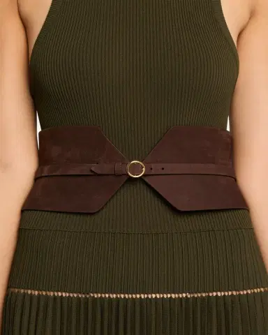 Alaïa Nubuck Bustier Belt | Thumbnail 2 Alaïa Nubuck Bustier Belt | Thumbnail 2