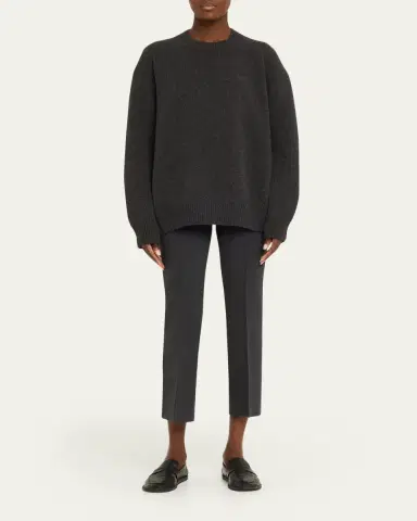 HIGH SPORT Kick Cotton-Knit Kickflare Ankle Pull-On Pants | Thumbnail 2