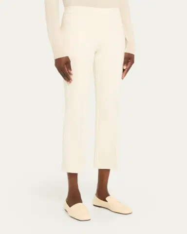 HIGH SPORT Kick Cotton-Knit Kickflare Ankle Pull-On Pants | Thumbnail 14