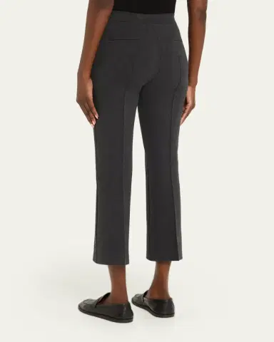 HIGH SPORT Kick Cotton-Knit Kickflare Ankle Pull-On Pants | Thumbnail 3