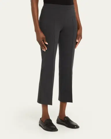 HIGH SPORT Kick Cotton-Knit Kickflare Ankle Pull-On Pants | Thumbnail 4