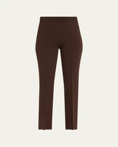 HIGH SPORT Kick Cotton-Knit Kickflare Ankle Pull-On Pants | Thumbnail 6
