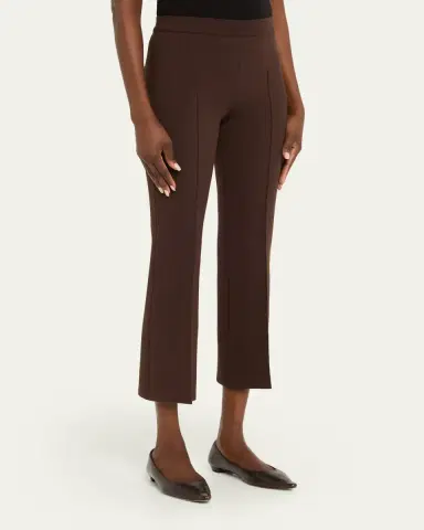 HIGH SPORT Kick Cotton-Knit Kickflare Ankle Pull-On Pants | Thumbnail 9
