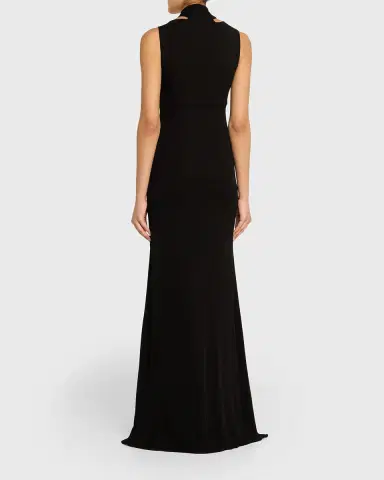 Alaïa Fluid Jersey Bow Dress | Thumbnail 9 Alaïa Fluid Jersey Bow Dress | Thumbnail 9