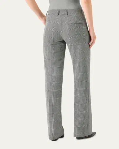 Akris Fabri Prince Of Wales Check Straight-Leg Trousers | Thumbnail 3 Akris Fabri Prince Of Wales Check Straight-Leg Trousers | Thumbnail 3