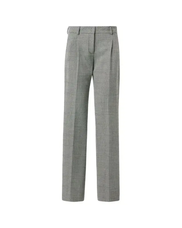 Fabri Prince Of Wales Check Straight-Leg Trousers