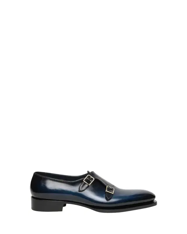 Men's Meraviglia Eterna Leather Monk-Strap Loafers