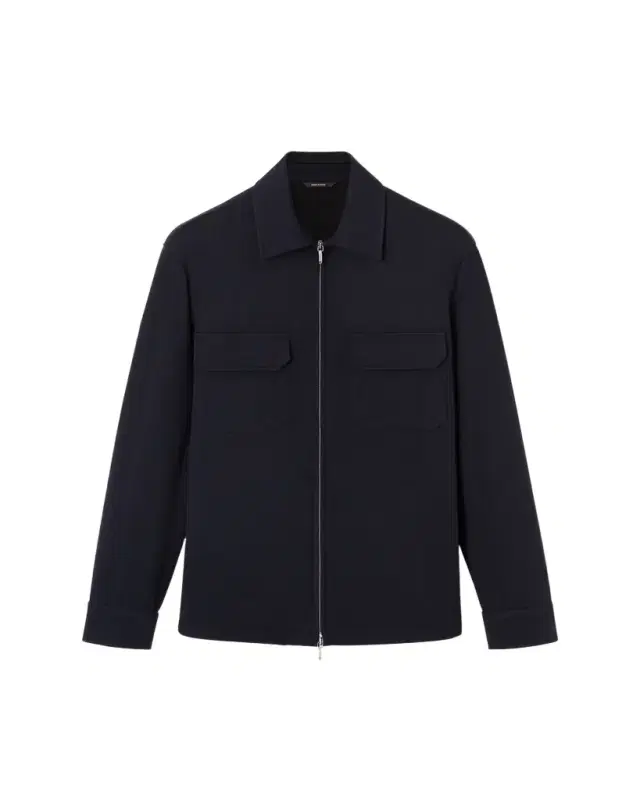 Men's Vellano Wool and Nylon Zip Overshirt