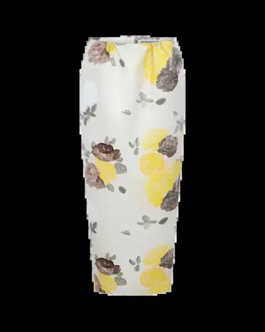 BERNADETTE Damian Floral Satin Maxi Skirt | Thumbnail 2