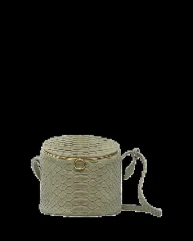 ALAÏA La Canette Shoulder Bag in Snakeskin | Thumbnail 2