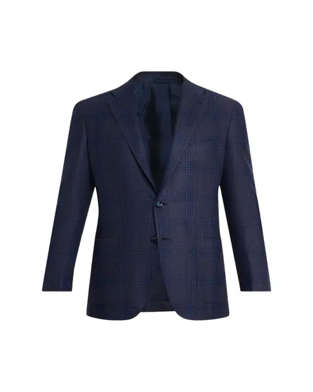 Kiton Men's Glen Plaid Cashmere Sport Coat
