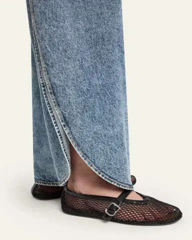 Alaïa Denim Petal Pants | Thumbnail 5