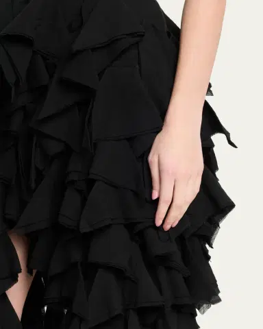 Diotima Asymmetric Cotton Ruffle Handkerchief Skirt | Thumbnail 5 Diotima Asymmetric Cotton Ruffle Handkerchief Skirt | Thumbnail 5
