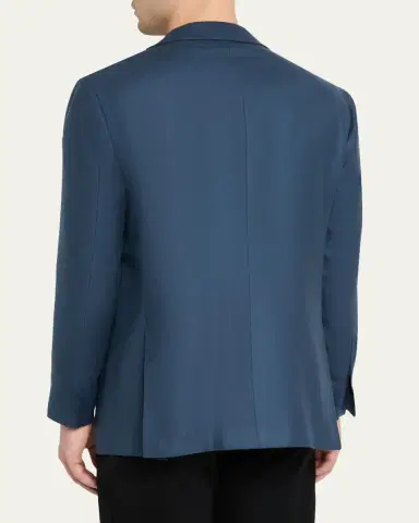 Kiton Men's Solid Cashmere Sport Coat | Thumbnail 3