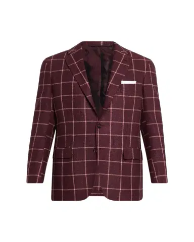 Kiton Men's Cashmere Check Sport Coat | Thumbnail 1 Kiton Men's Cashmere Check Sport Coat | Thumbnail 1